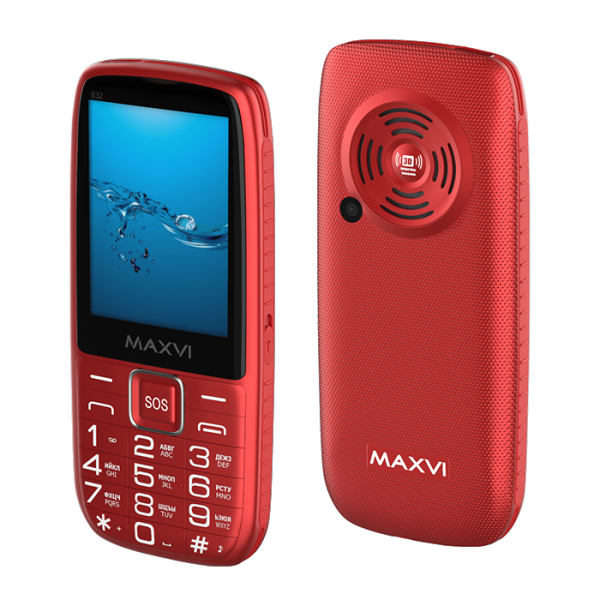 Купить Мобильный телефон Maxvi B32 red